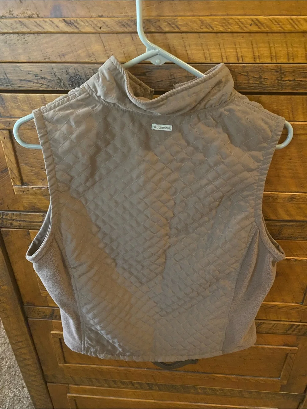 Columbia quilted light fleece vest